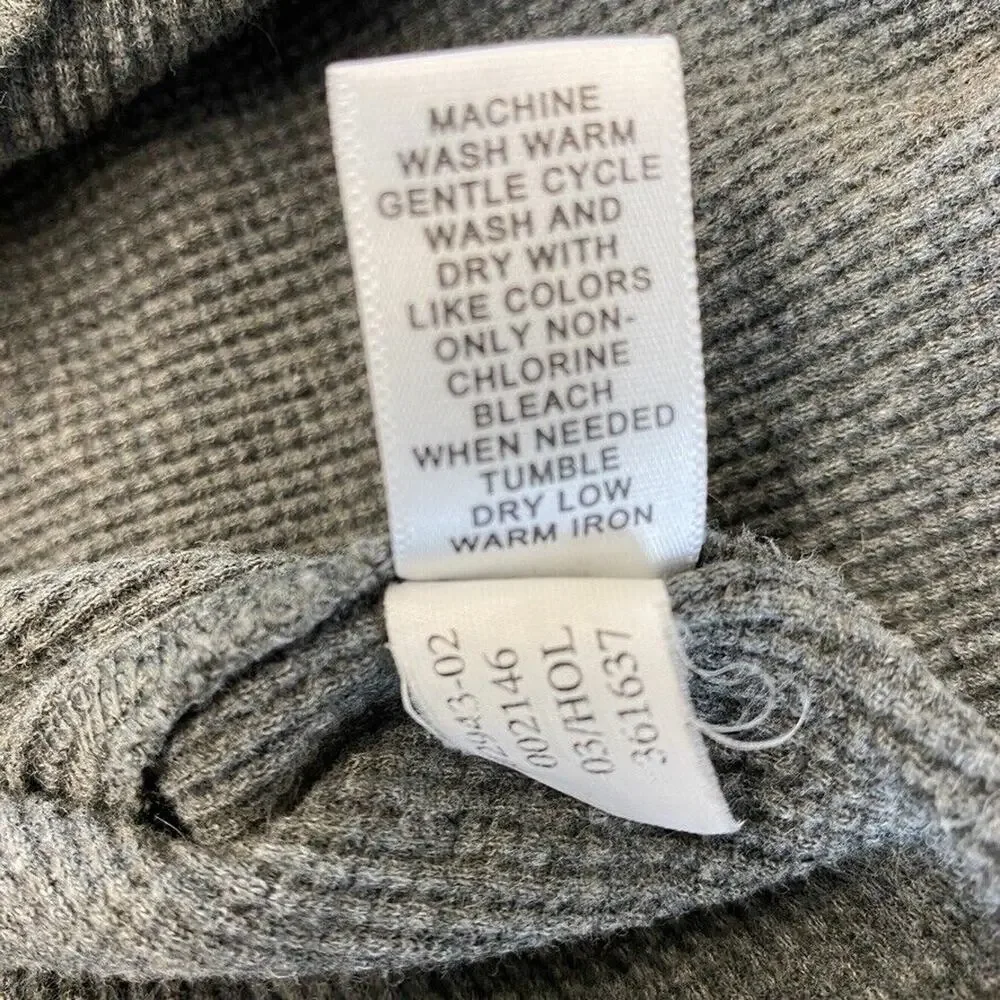 Banana Republic Sweater Mens Large Gray Long Sleeve Top Pullover Crew Neck
